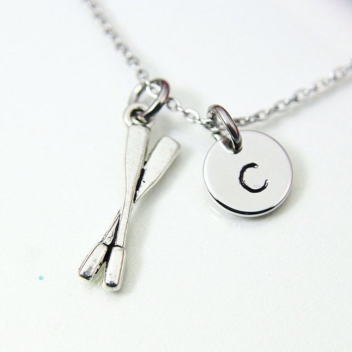 Full Oar Rowing Necklace Etsy