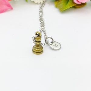 Pawn Chess Pieces Charm Necklace Best Christmas Gifts, N1748B
