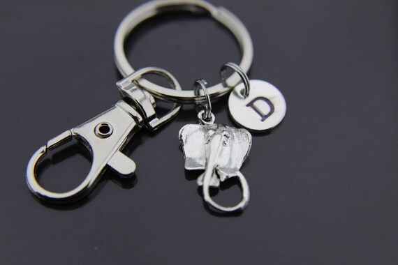 manta ray keychain