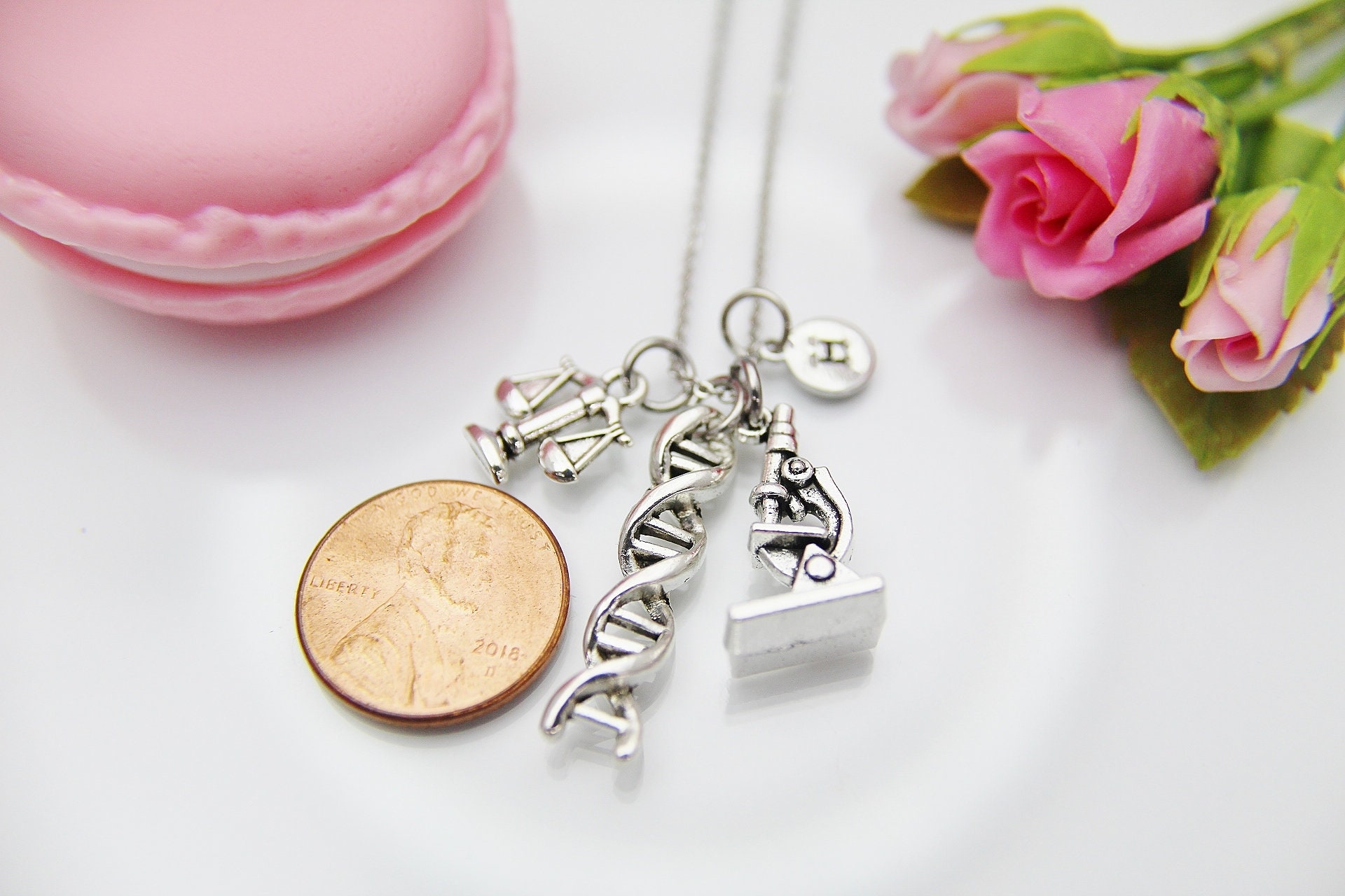 Best Christmas Gift, DNA Analyst Necklace, Prosecutor Gift