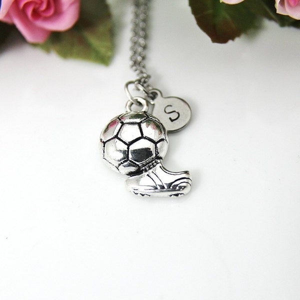 Soccer Charm Slver Soccer Ball Necklace Sports Jewelry | Etsy