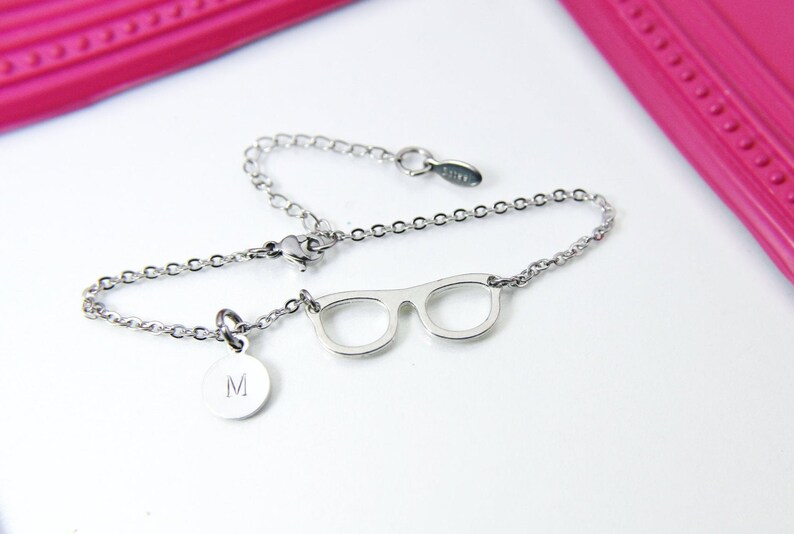 Eyeglasses Bracelet Reading Glasses Charm Bookworm Gift Eye Etsy