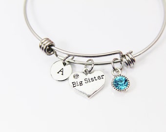 Big Sister Bracelet, Sister Gifts, Personalized Gift, N4601