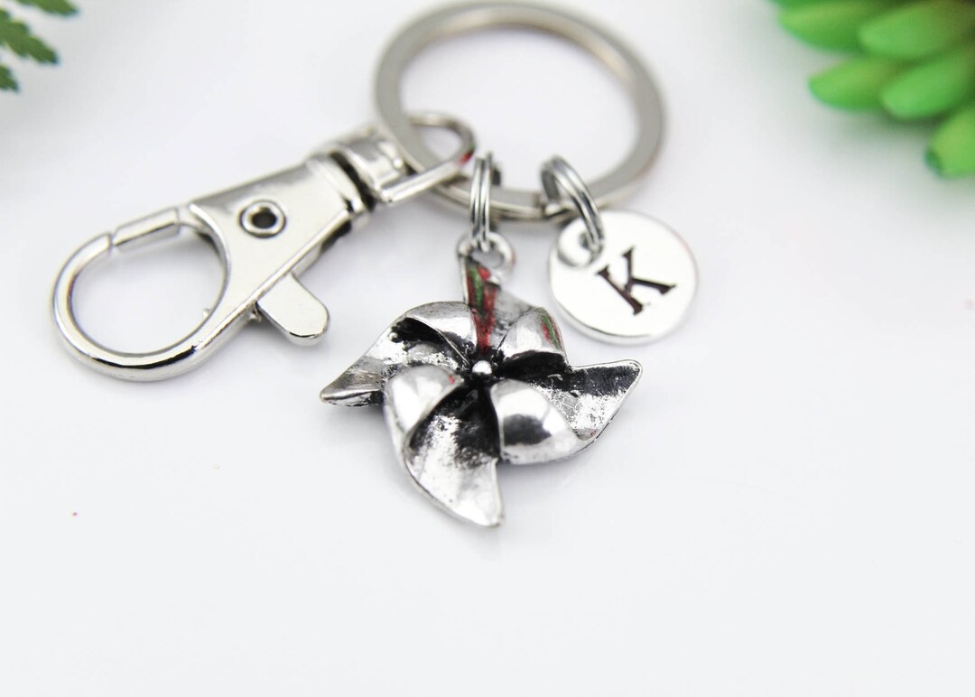 Windmill Keychain Windmill Charm Pinwheel Keychain Pinwheel Etsy Italia