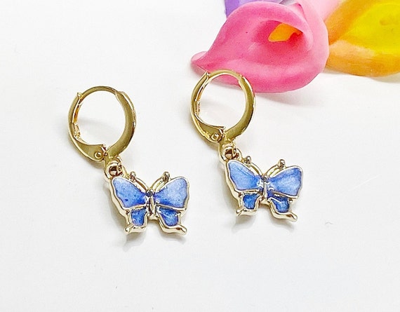 Butterfly cheap charm earrings