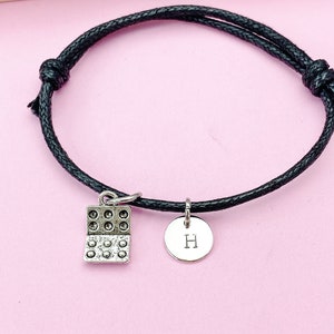 Silver Egg Carton Charm Bracelet, N5698D