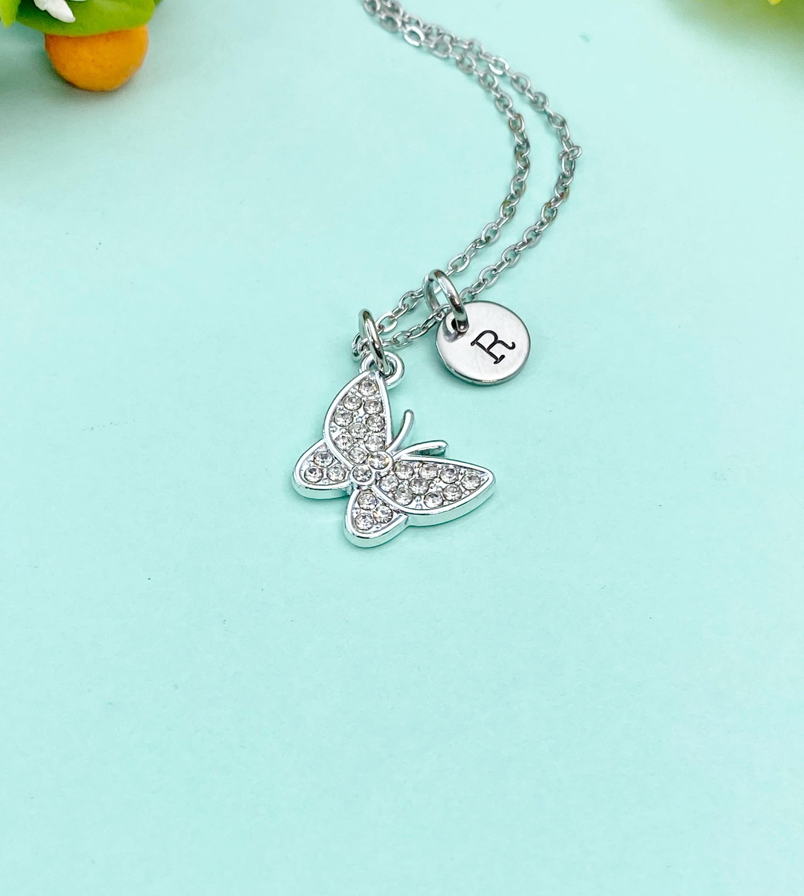 nina様⭐︎蝶々モチーフ Butterfly Letter N - Etsy