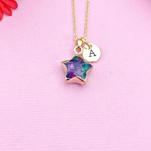 Ruby in Zoisite Necklace, Natural Gemstone Jewelry N4273