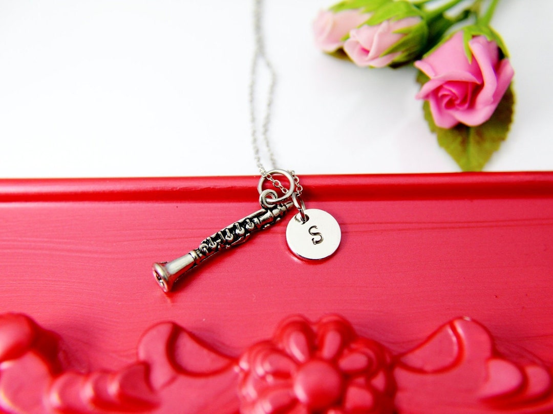 Necklace, Silver or Gold Charm, Music Charm, Matching