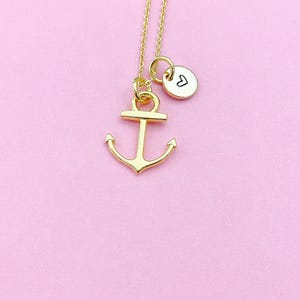 Anchor Charm Necklace, N866