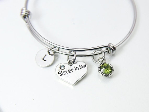 Custom Monogram + Stainless Steel + Charm Bracelets