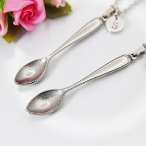 Stainless Steel Kitchen Utensil Spoon Necklace, Personalized Gift, N4192 image 1