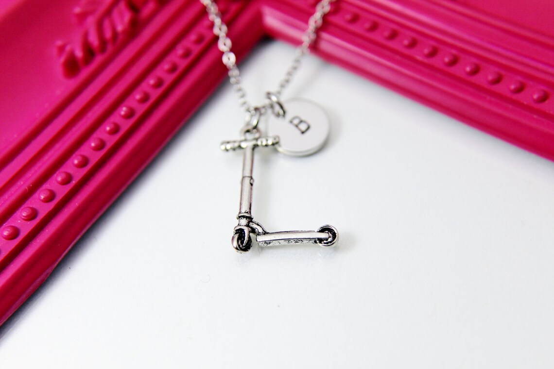 Scooter Necklace Scooter Charm Sport Charm Personalized Etsy