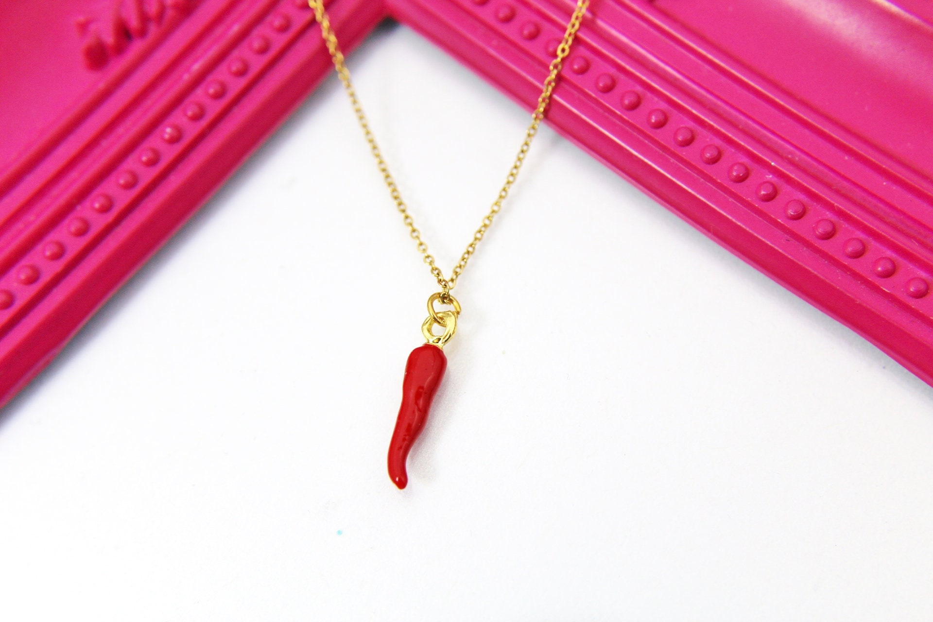 Five Pepper Charm Necklace