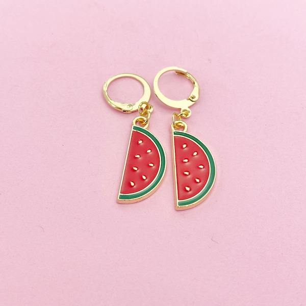 Watermelon Earrings Etsy