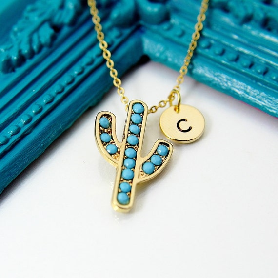 じん Indian Jewelry Cactus Necklace Item #1033F- Large Navajo Blue Royston Turquoise and