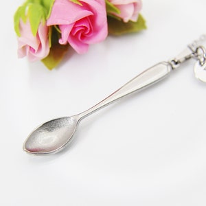 Stainless Steel Kitchen Utensil Spoon Necklace, Personalized Gift, N4192 image 2