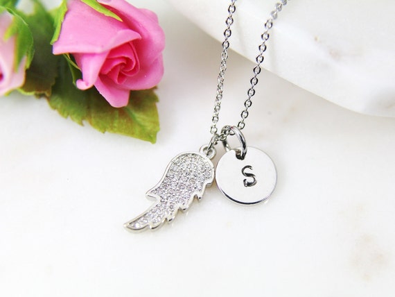 Buy LOOVEAngel Wings Necklace 925 Sterling Silver Guardian Angel Pendant  Charm Angel Jewelry Gifts for Women Girls Men Online at desertcartINDIA