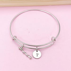 Baton Drum Major Bracelet, Baton Twirling Charm, Majorette Charm, Band Gifts, Senior Gift, Graduation Gift, Personalized Gift, N1364