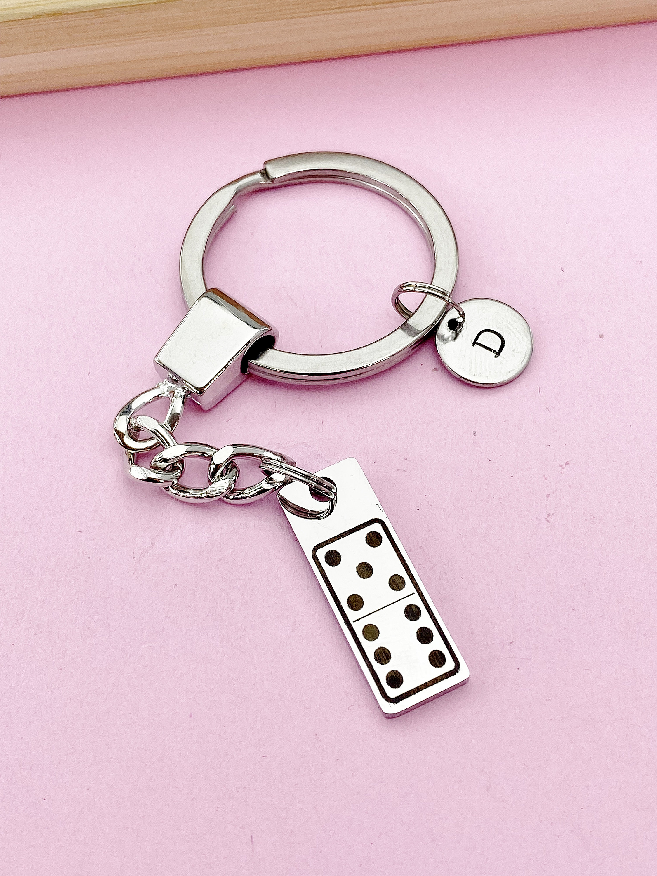 Domino Keychain, Tile, Stainless Steel Dominoes Player Gifts, D077 - Etsy