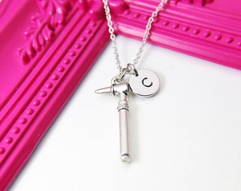 Silver Otoscope Charm Necklace, Otoscope Charm, Audiology Medical Device Charm, Doctor Gift, Personalized Gift, N773