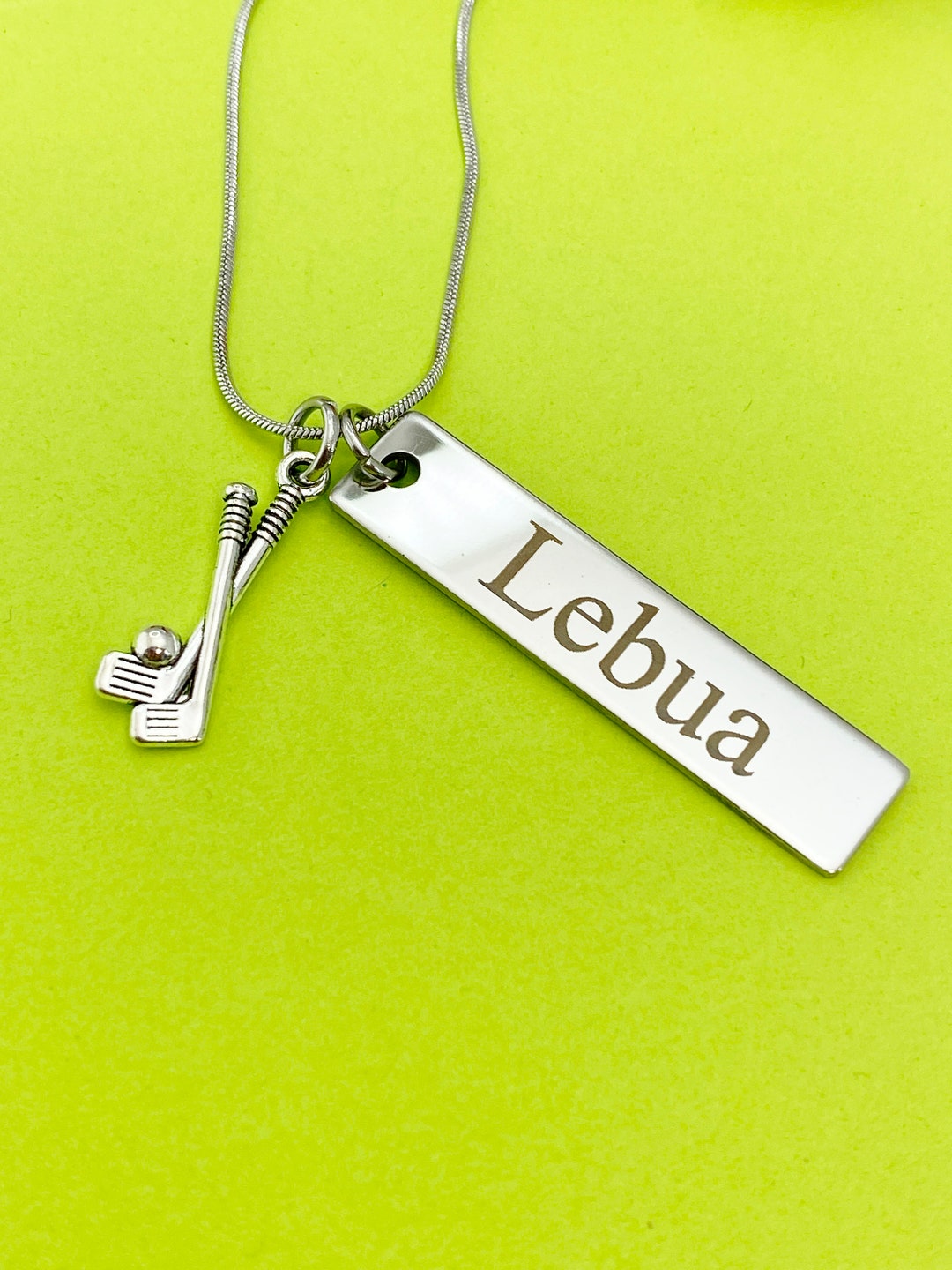 Golf Jewelry, Gold Golf Necklace, Golf Bracelet, Golf Keychain