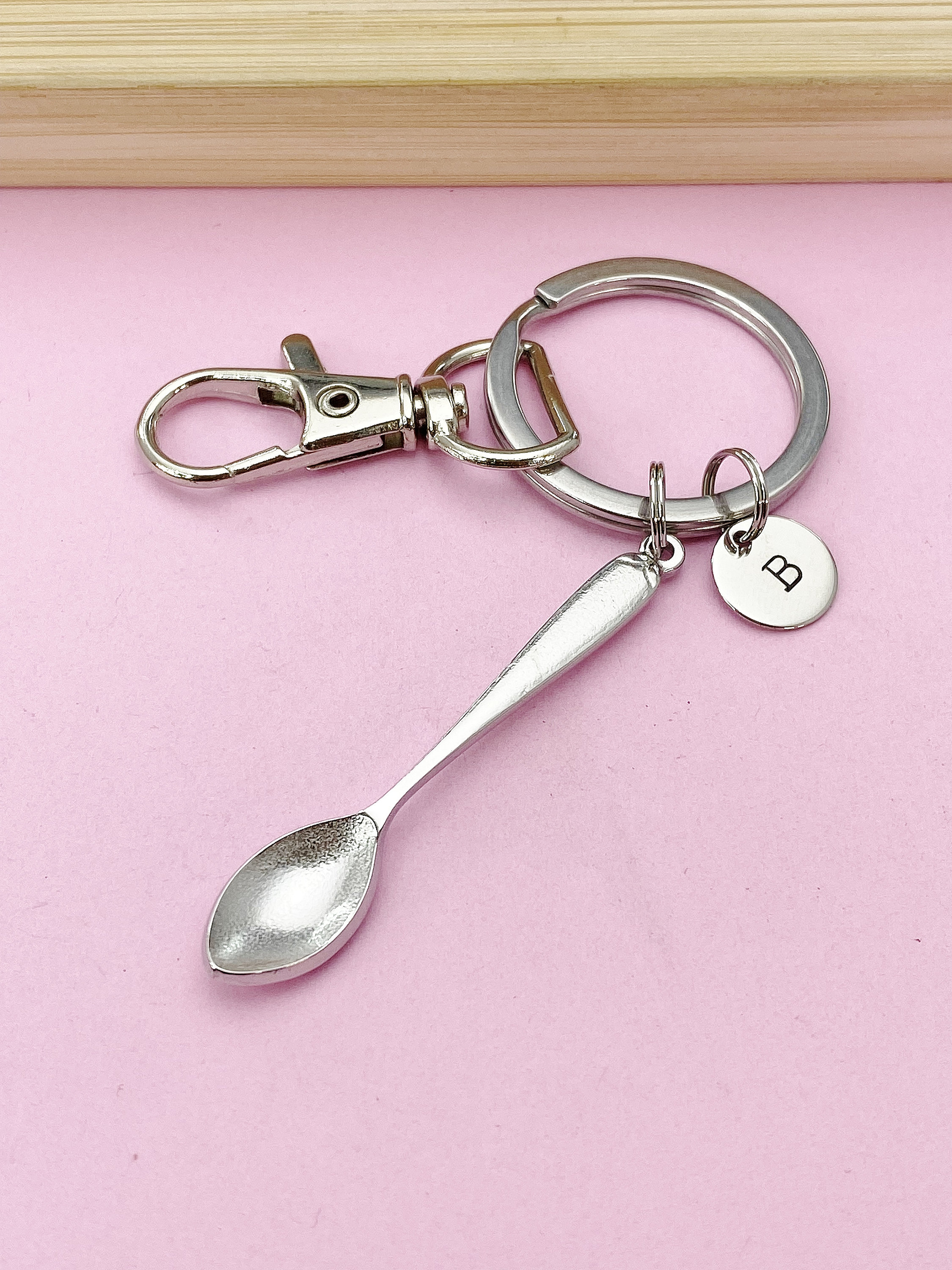Crown Teaspoon Pendant Necklace Crown Snuff Spoon Keychain - Mini