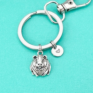 Guinea Pig Keychain Personalize Gifts, N1881F
