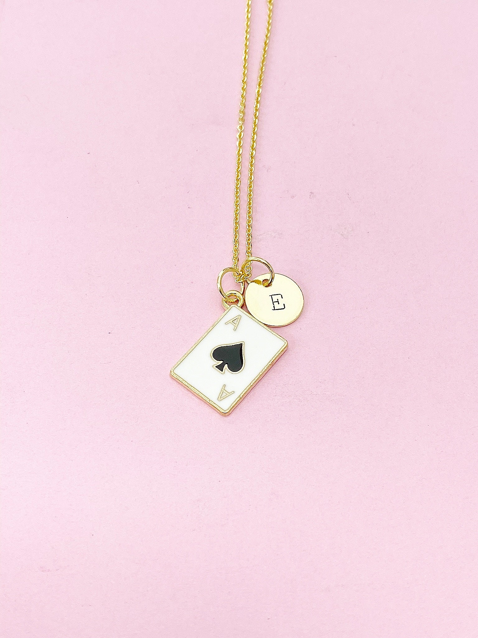 Gold Plated Kate Spade Pug Necklace Gold Spade Pendant