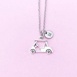 Golf Cart Necklace, Car, Golfer Necklace Gift, N4359