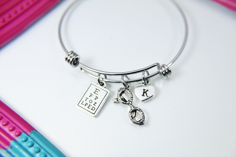 Eye Chart Bangles Reading Glasses Bracelet Eye Care Bangles Etsy