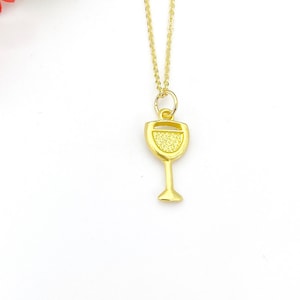 Gold Goblet Necklace Birthday Gifts, N5206A