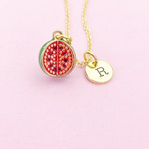Gold Guava Tropical Fruit Charm Necklace Personize Customize Charm Necklace, N5382