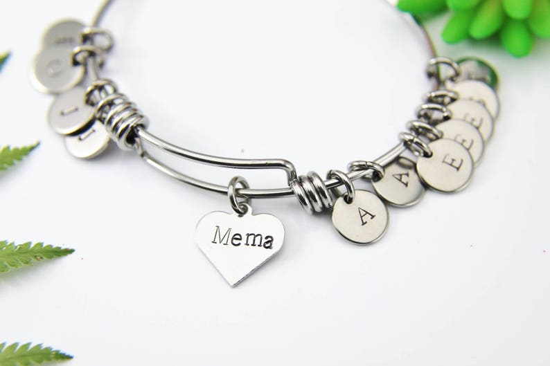 8 Silvertone Stethoscope Aunt You Are Loved Circle Bracelet