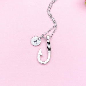 Fishhook Necklace, N7128