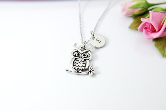 Pink Owl Family Charm