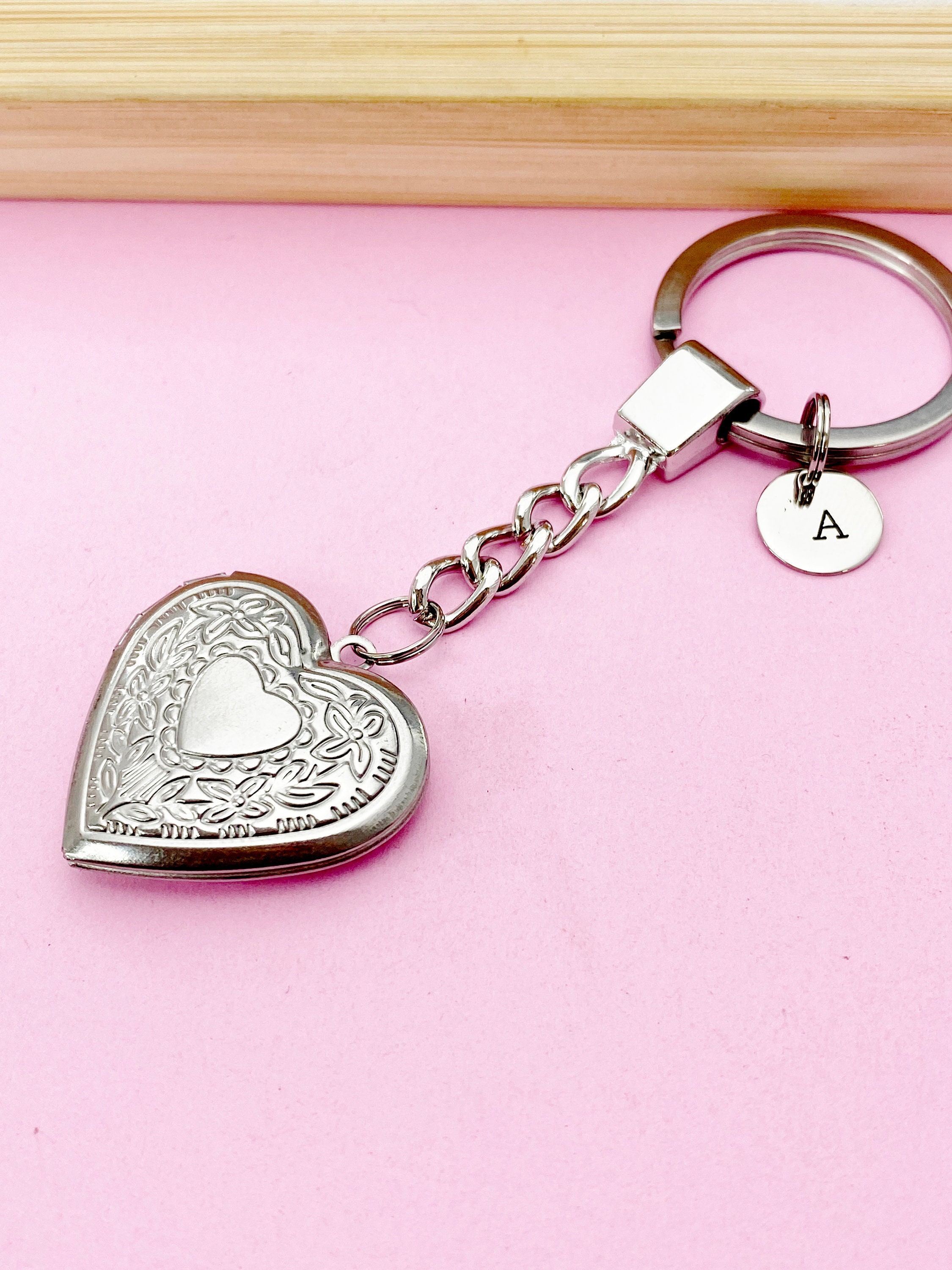 ☆TATIANA☆ Labrador Heart Lock Charm NecklaceNZ1136 Best Christmas Gift Silver Heart Flower Locket Pendant
