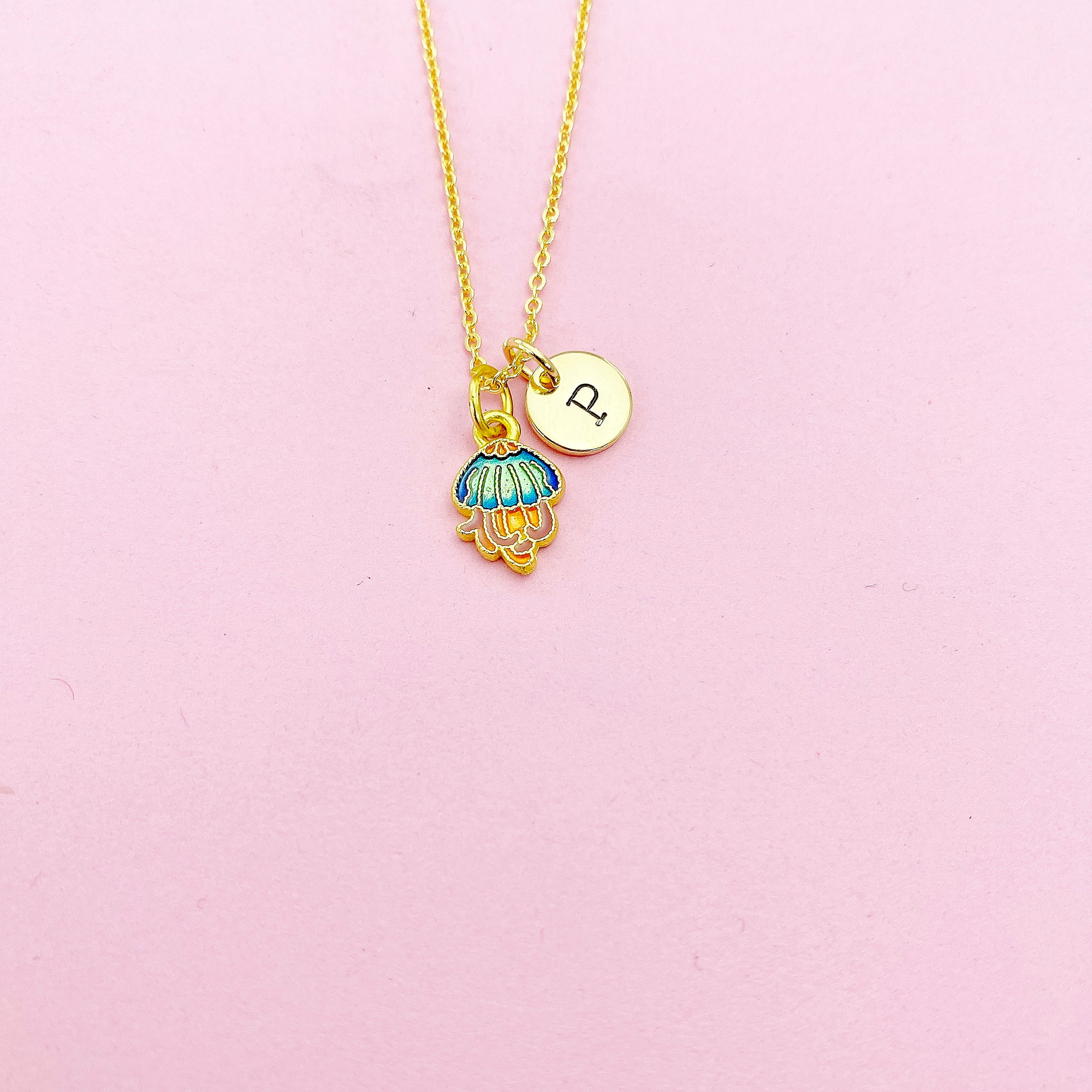 Jellyfish Necklace - Etsy