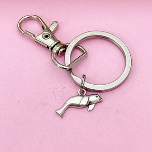 Seal Keychain, TINY Seal Charm Keychain, N5093B