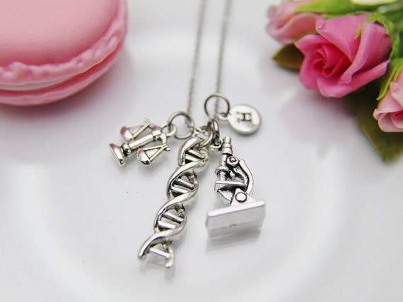 Best Christmas Gift, DNA Analyst Necklace, Prosecutor Gift