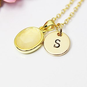 Quartz Necklace, Natural Gemstone Jewelry, N2917