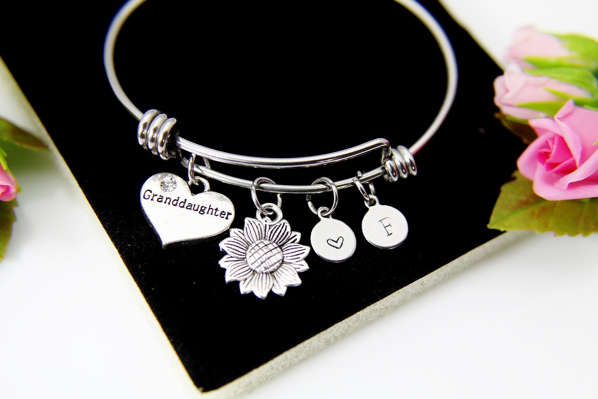 Granddaughter charm bracelet clearance