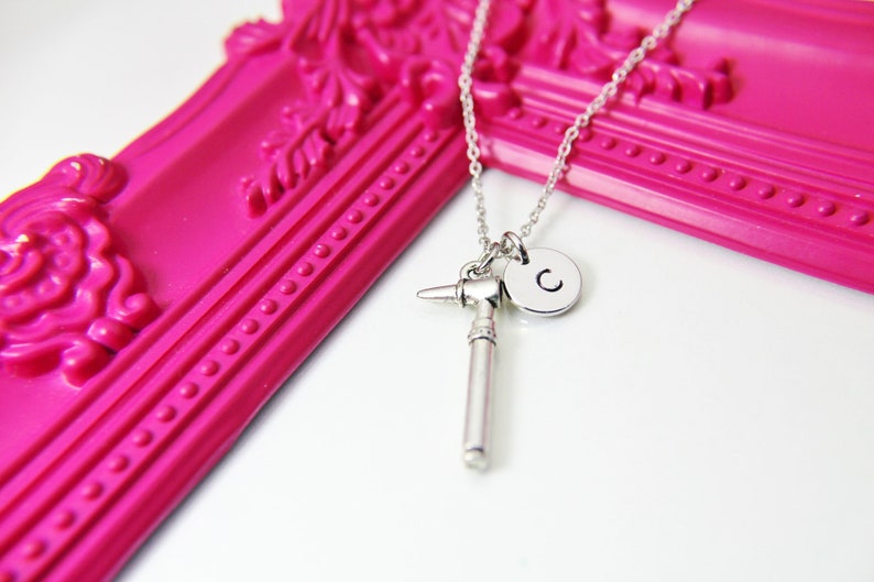 Silver Otoscope Charm Necklace Otoscope Charm Audiology Etsy