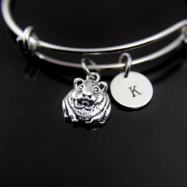 Guinea Pig Bracelet, Guinea Pig Charm, Hamster Charm, Animal Charm, Pet Charm, Mouse Charm, Pet Lover Jewelry, Personalized, N1881D