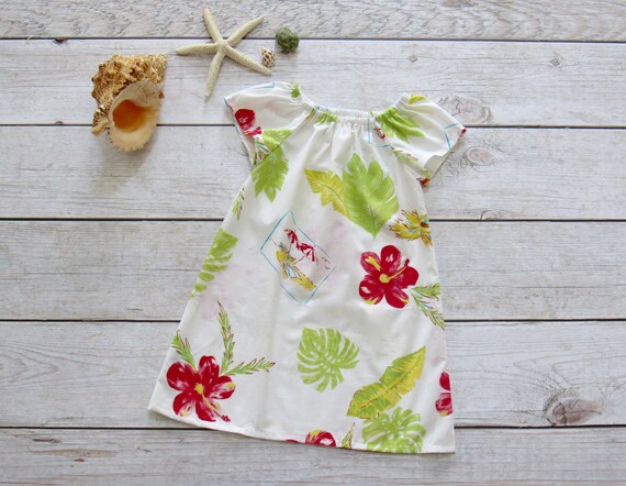 Girl Beach Dress Size 1/2-14 - Etsy