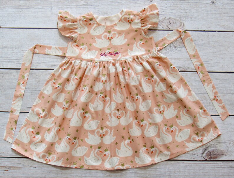 Girl Swan Dress Size 1-14