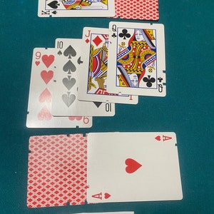 Cartas de jogar Pinochle não 'Braille para cegos