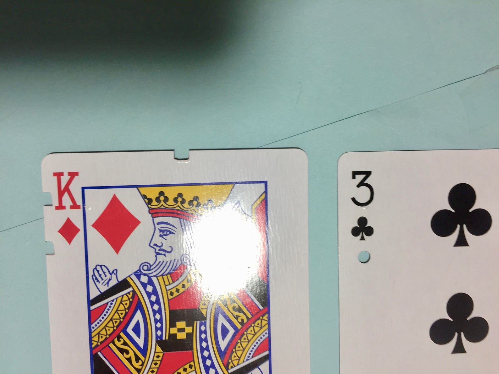 Non Braille Playing Cards for the Blind and Visually Impaired