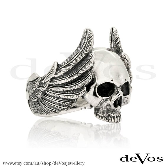 Etsy cheap skull ring