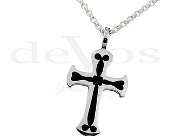 Enamel Cross Pendant